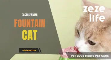 The Mesmerizing Cactus Water Fountain Cat: A Delightful Sight to Behold