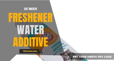 Freshen Your Feline's Breath with a Cat Water Additive