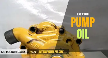 The Importance of Cat Water Pump Oil for Optimal Performance