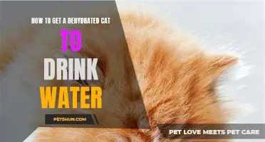 Why Is My Cat Dehydrated and How Can I Encourage It to Drink Water?