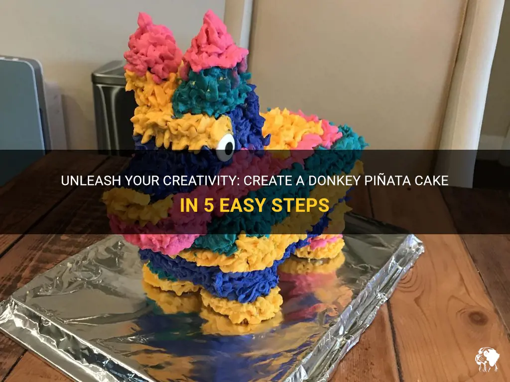 how to make a donkey pinata cake