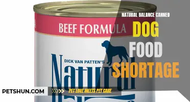 Shortage of Natural Balance Canned Dog Food Sparks Concern