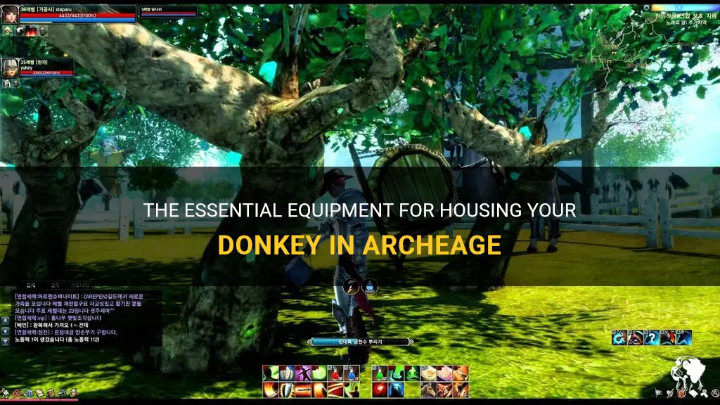 what do I need to place my donkey archeage