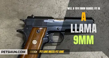 Exploring the Compatibility: Will a 1911 9mm Barrel Fit in a Llama 9mm?